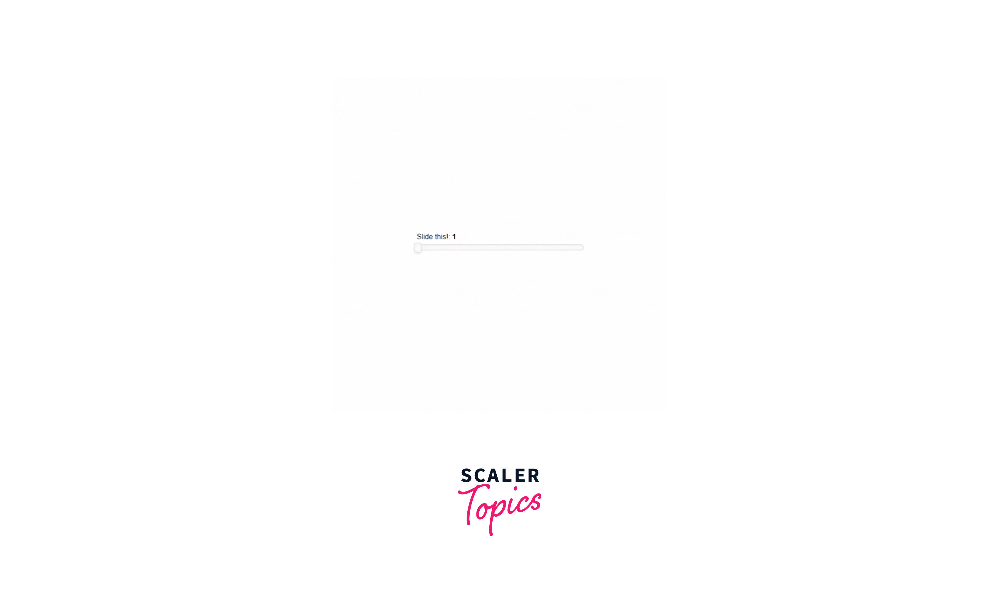 Adding a slider