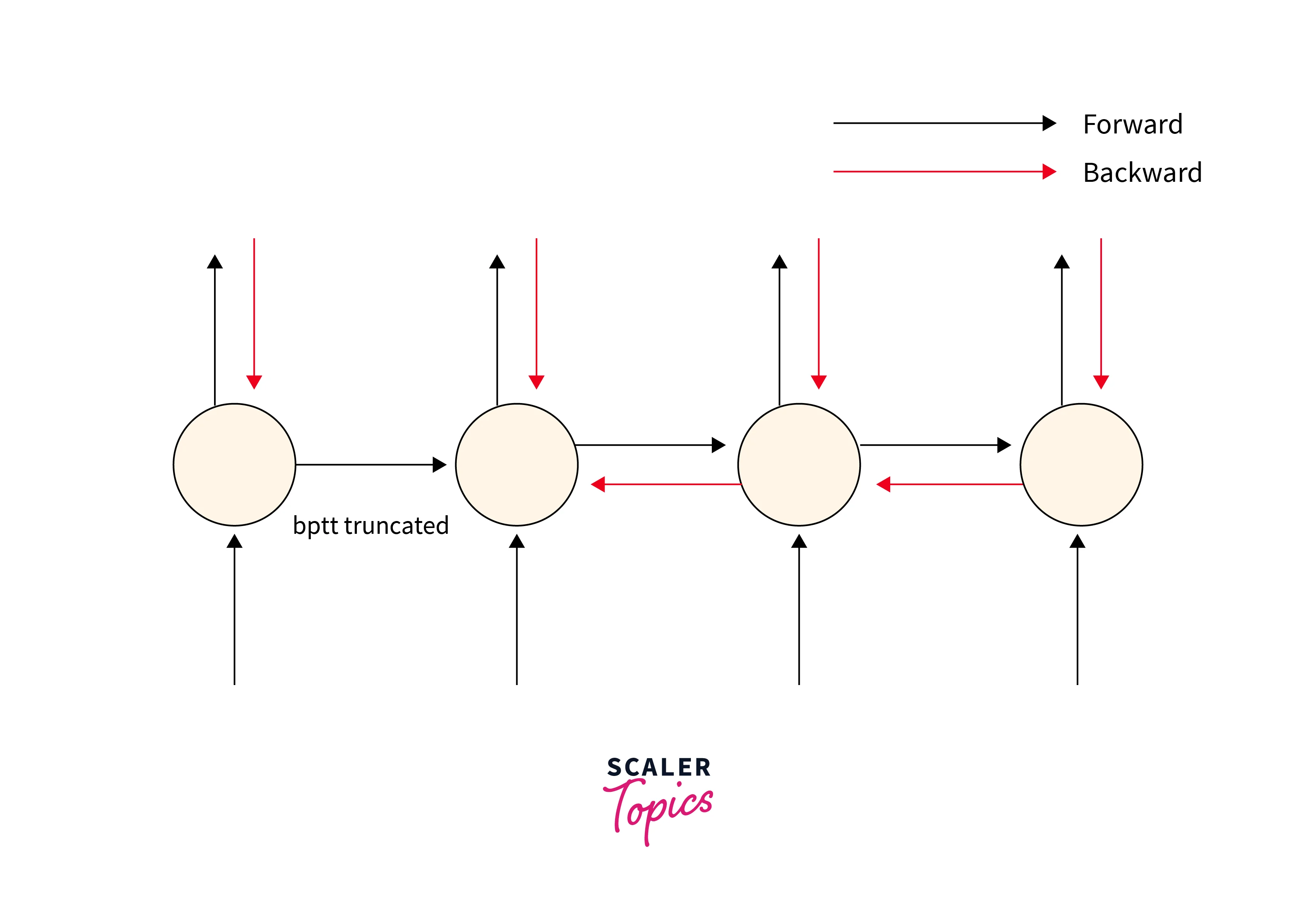 Backward Propagation Through Time