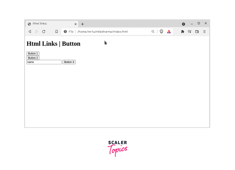 Button as a link