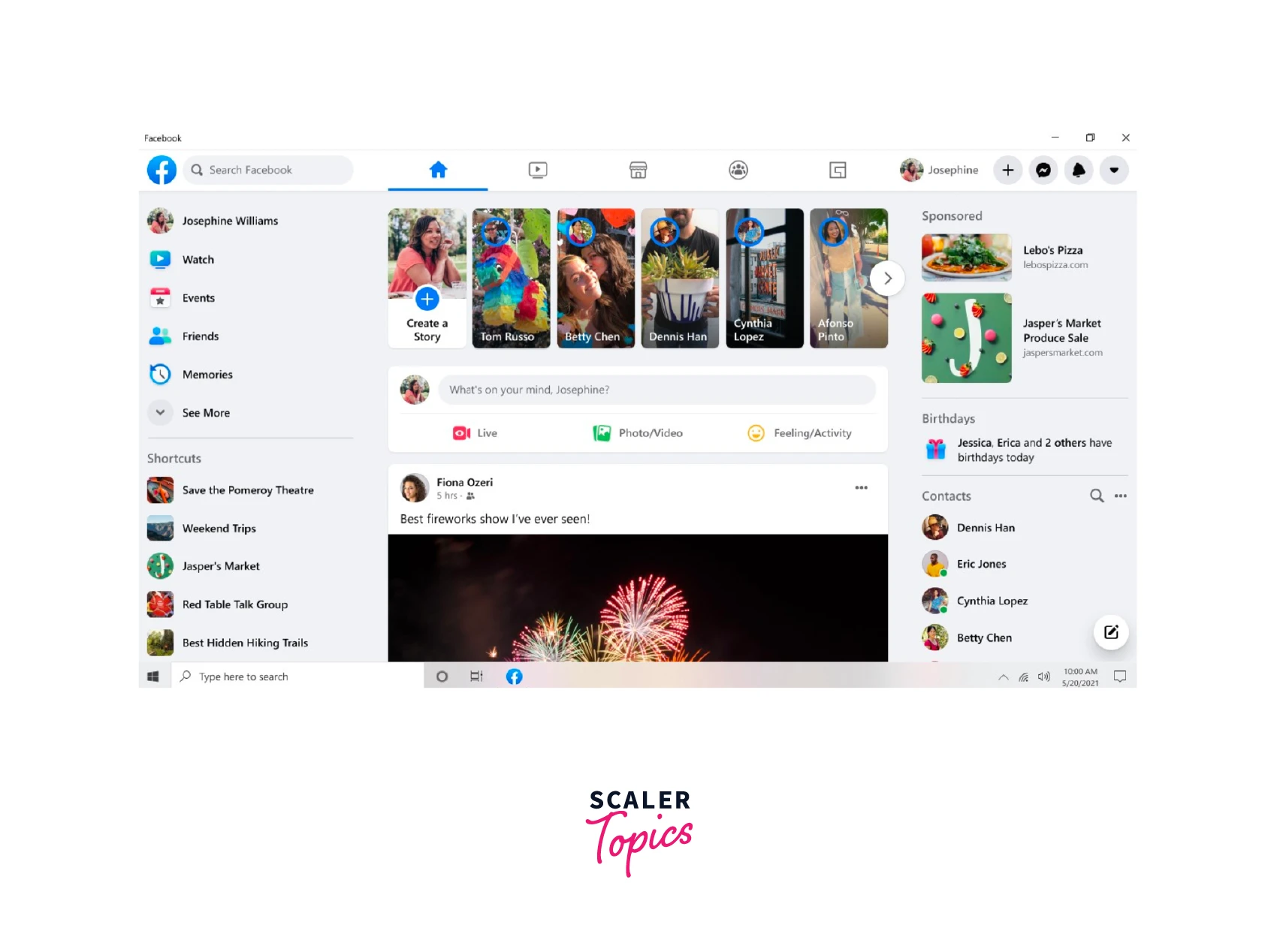 node js projects social media app