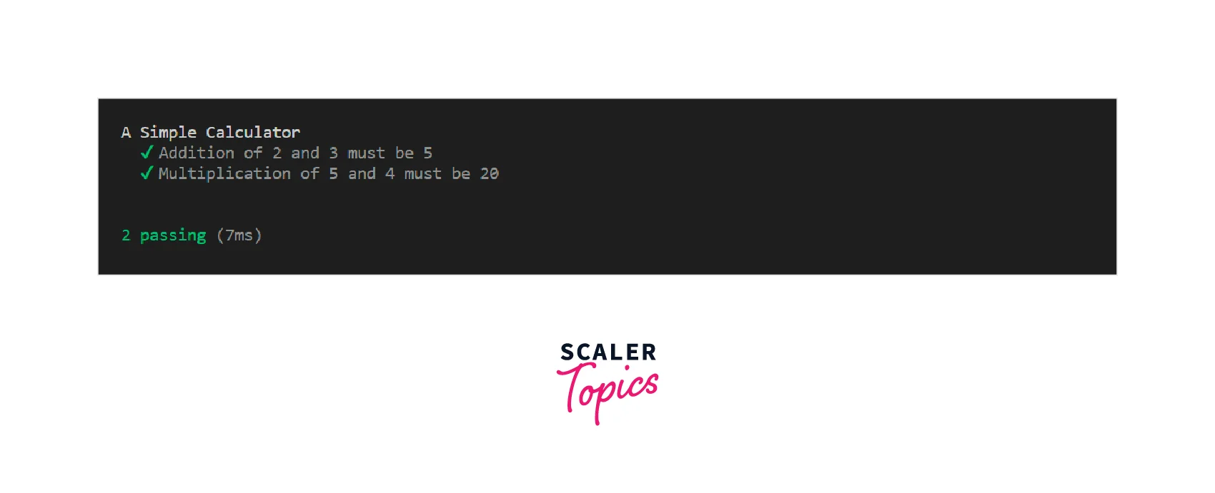 output chai testing framework