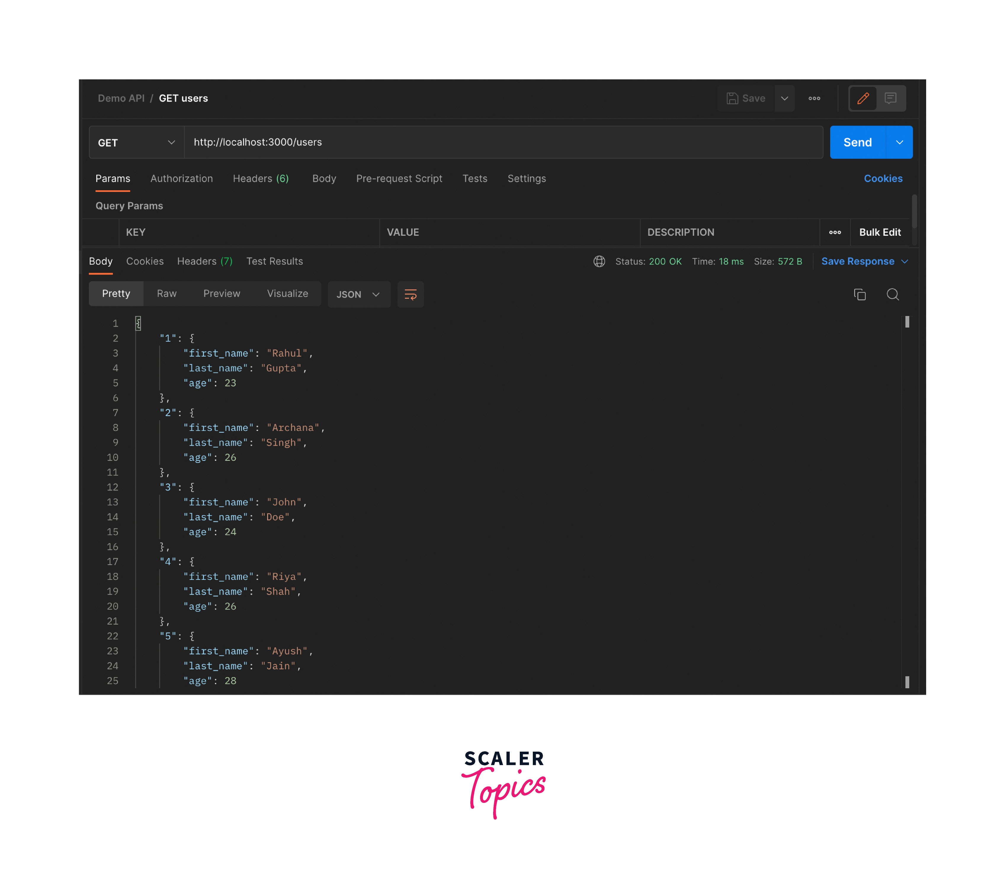 REST API POSTMAN