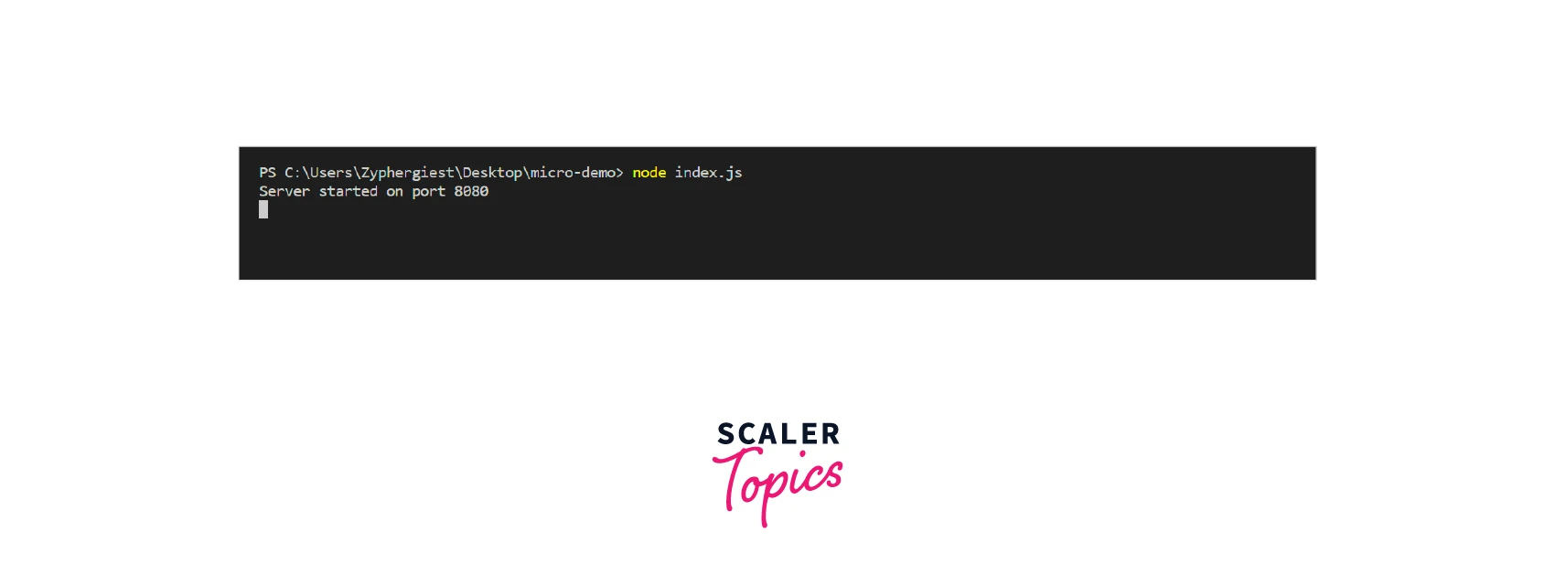 Running our Files Using Node.js Command Line